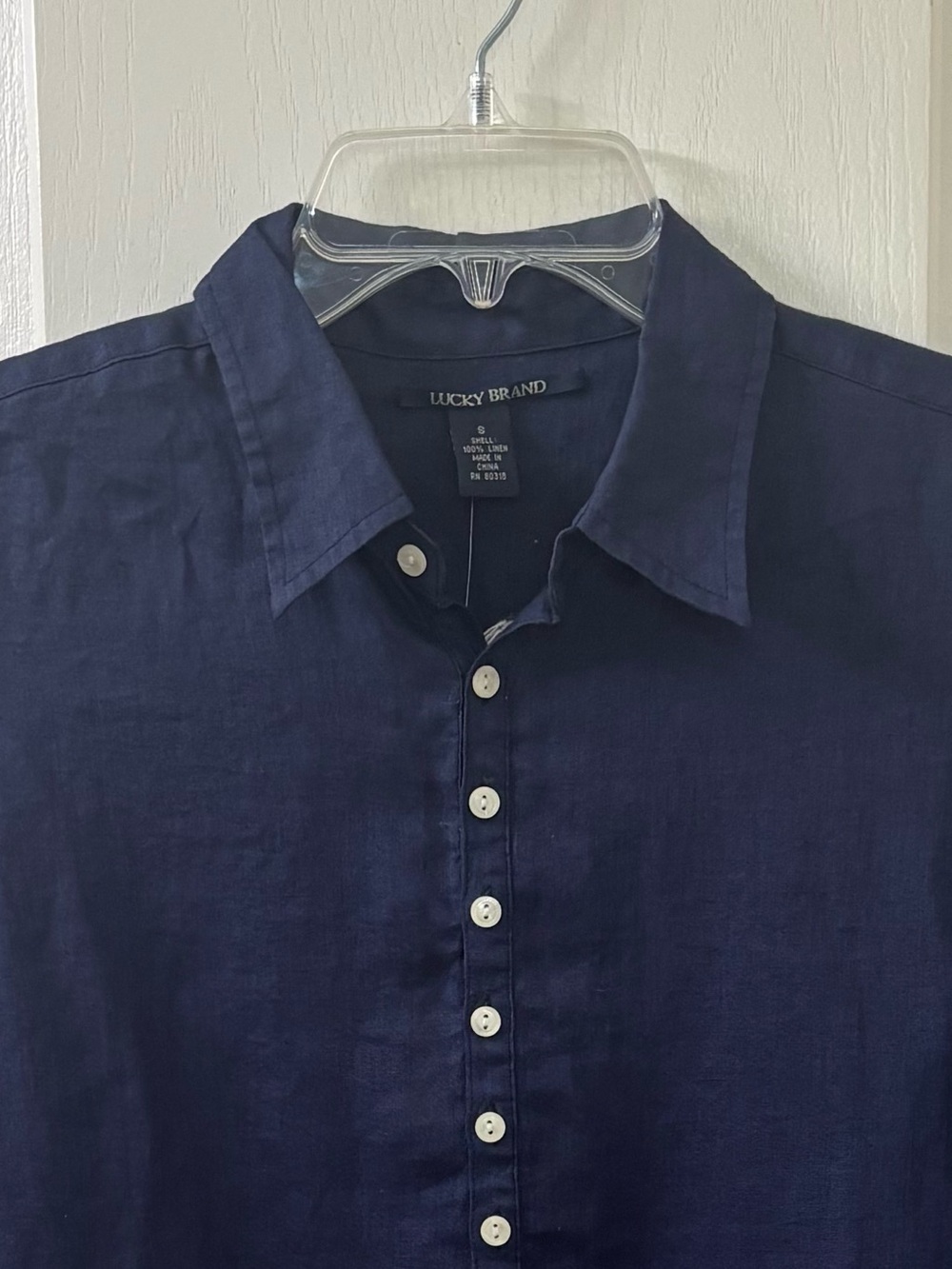 NWT Lucky Brand Lagenlook 100% Linen Tunic Top Women's Size Small - Picture 3 of 14